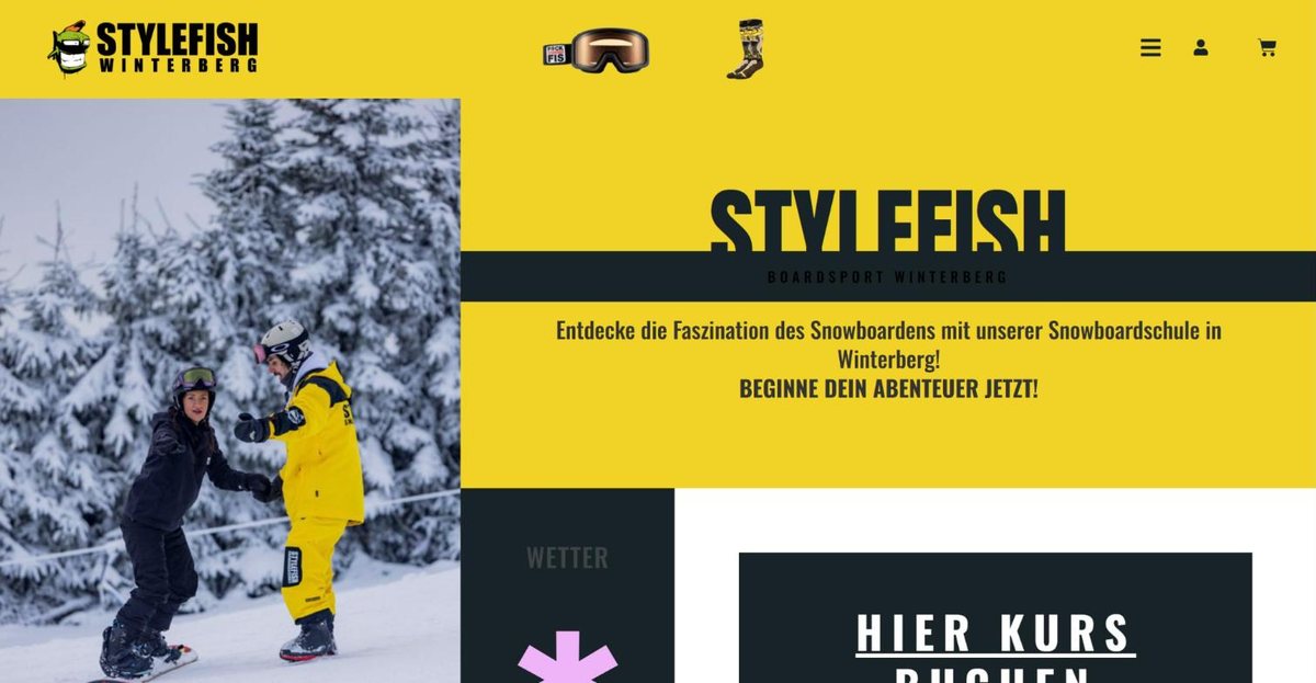 Website Stylefish Boardsport Winterberg